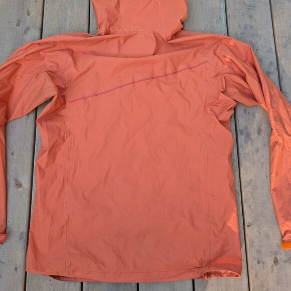 Outdoor Research Men's Lightweight Orange Hooded Jacket - Full Zip - Sz Small - Picture 10 of 11